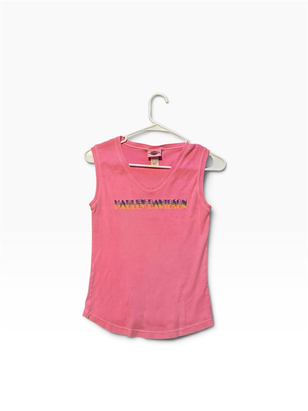 Harley-Davidson Pink Logo Graphic Tank Top